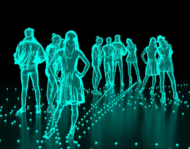 Holographic people